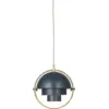 Image de Suspension bleue base dorée 28 cm Multi-Lite - Gubi