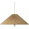 Image de Suspension en laiton et bambou 90x30 cm Modèle 1972 - Gubi