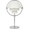 Image de Lampe portable chrome et métal blanc semi-mat Multi-Lite - Gubi