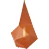 Image de Lampe portable en métal perforé orange 18x18x36cm Bagdad - Gubi