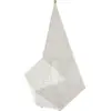 Image de Lampe portable en métal perforé blanc 18x18x36cm Bagdad - Gubi
