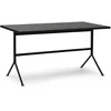 Image de Normann Copenhagen Bureau Kip en acier noir/marron foncé