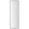 Image de Grand miroir en verre et acier blanc 160 x 55 cm Illu - Normann Copenhagen