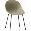 Image de Chaise recyclable en herbes marines et acier noir Mat - Normann Copenhagen