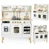 Image de Cuisine Enfant Bois avec Éclairage LED - Mamabrum