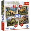 Image de Trefl Puzzle enfant dinosaures 4 en 1