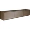 Image de SELSEY - Meuble TV FRAMME - 150?cm - aspect noyer