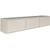 Image de SELSEY - Meuble TV FRAMME - 150?cm - gris cachemire