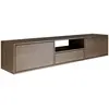 Image de SELSEY - Meuble TV FRAMME - 150?cm - aspect noyer