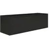 Image de SELSEY - Meuble TV FRAMME - 100?cm - noir