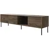 Image de SELSEY - Meuble TV MODITY - 175?cm - couleur noyer