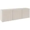 Image de SELSEY - Meuble TV SUNDS - 150 cm - beige cachemire
