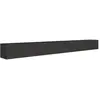 Image de SELSEY - Meuble TV VELDIO - 300 cm - noir