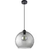 Image de Suspension Cubus E27 15W Ø30 noir/verre TK Lighting