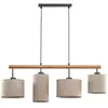 Image de Tk lighting Suspension lustre Deva - Marron