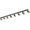 Image de Barre de spots de plafond marron 8xGU10