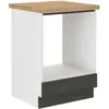 Image de Cstore Meuble bas four encastrable - Gris