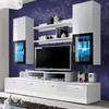 Image de Meuble TV Mural Design Mini 200cm Blanc