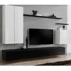 Image de Meuble TV Mural Design Switch II 270cm Blanc & Noir