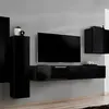 Image de Meuble TV Mural Design Switch III 330cm Noir