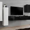 Image de Meuble TV Mural Design Switch III 330cm Blanc & Noir