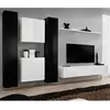Image de Meuble TV Mural Design Switch VI 330cm Noir & Blanc