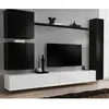 Image de Meuble TV Mural Design Switch VIII 280cm Noir & Blanc