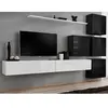 Image de Meuble TV Mural Design Switch IX 310cm Blanc & Noir