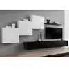Image de Meuble TV Mural Design Switch X 330cm Blanc & Noir