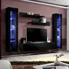 Image de Ensemble Meuble TV Mural Fly A2 260cm Noir