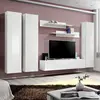 Image de Ensemble Meuble TV Mural Fly C1 310cm Blanc