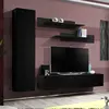 Image de Ensemble Meuble TV Mural Fly G1 210cm Noir