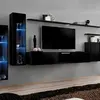 Image de Meuble TV Mural Design Switch XI 330cm Noir