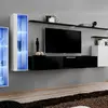 Image de Meuble TV Mural Design Switch XI 330cm Noir & Blanc