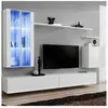 Image de Meuble TV Mural Design Switch XII 270cm Blanc