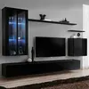 Image de Meuble TV Mural Design Switch XII 270cm Noir