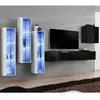 Image de Meuble TV Mural Design Switch XIII 330cm Noir & Blanc