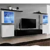 Image de Meuble TV Mural Design Switch XIV 320cm Noir & Blanc