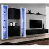 Image de Meuble TV Mural Design Switch XVI 330cm Noir & Blanc