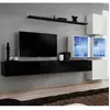 Image de Meuble TV Mural Design Switch XIX 310cm Noir & Blanc