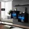 Image de Lot de 2 Vitrines Murales & Étagère Switch SBIII 130cm Noir