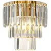 Image de Applique MILANO cristal doré glamour 2xE14 40W Milagro