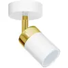 Image de Applique murale Milagro Joker GU10 1x35W blanc/or métal