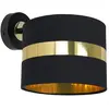 Image de Applique murale Palmira MLP6317 Milagro noir/or E27 60W
