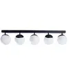 Image de Plafonnier barre SFERA 5xE14 noir/blanc Milagro MLP8859