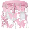 Image de Plafonnier Milagro Angelica MLP1165 3xE27 60W rose