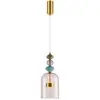 Image de Suspension LED Milagro Arte 12W verre multicolore Ø16cm
