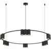 Image de Suspension spots Genesis Milagro noire Ø100 15xGU10