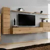 Image de Meuble TV Mural Design Switch I 330cm Naturel