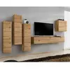 Image de Meuble TV Mural Design Switch III 330cm Naturel